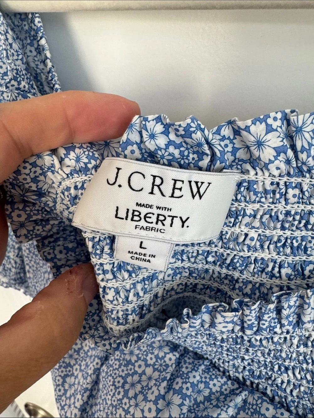 J. Crew delicate blue